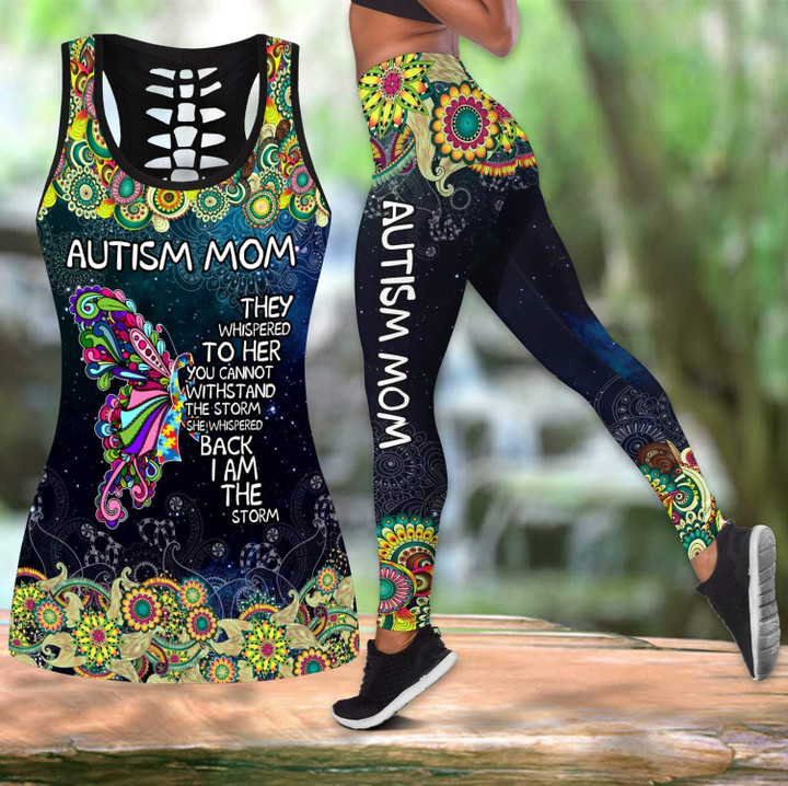 Autism Mom Autism Awearness Combo Tank + Legging - Amaze Style™