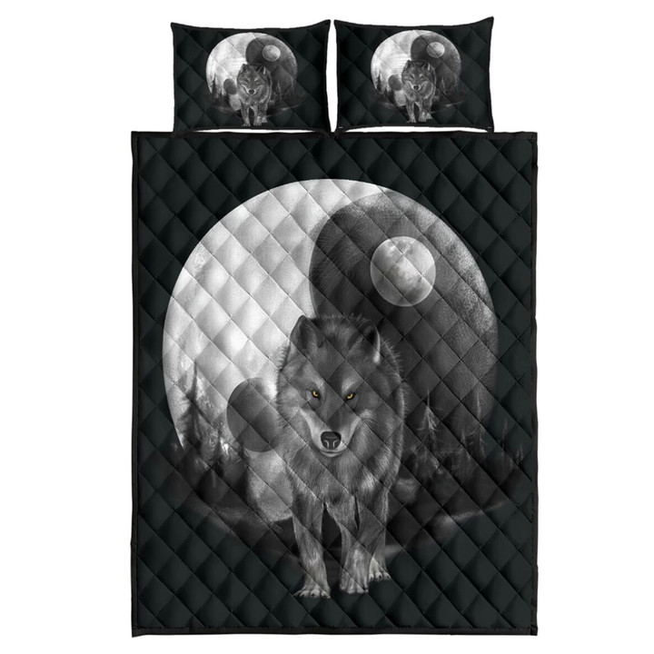 Wolf  Quilt Bedding Set - Amaze Style™