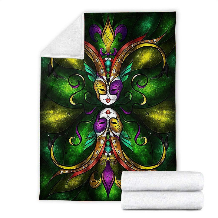 Mardi Grass 3D All Over Printed Blanket - Amaze Style™-blanket