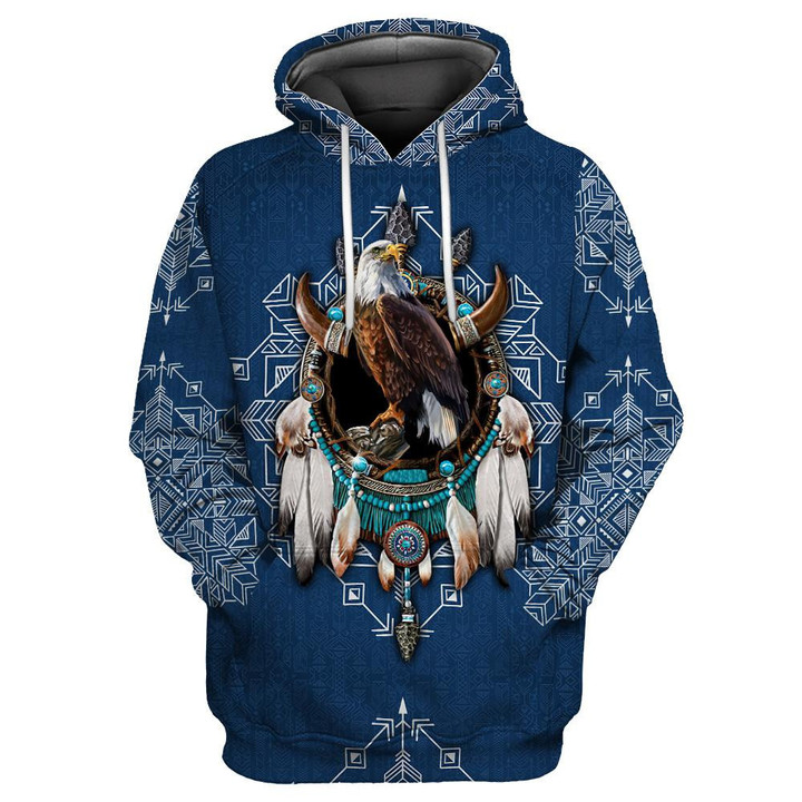 Eagle Native American 3D All Over Printed Unisex Shirt - Amaze Style™