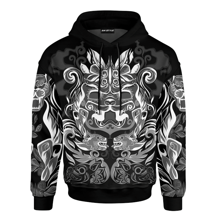 JAGUAR MASK MEXICAN MURAL ART CUSTOMIZED 3D ALL OVER PRINTED SHIRT - AM STYLE DESIGN