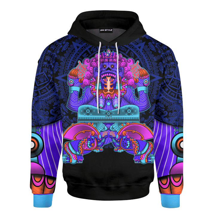 Jaguar Warrior Sacrificed Hearts To Citlalicue Aztec Customized 3D All Overprinted Shirt 