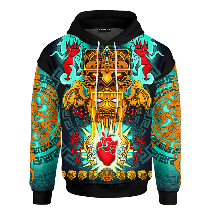 Aztec Tribal Jaguar Customized 3D All Over Printed Shirt - 