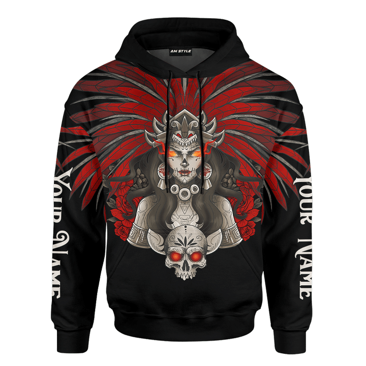 Aztec Mictlantecuhtli & Mictlancihuatl Wild And Safe Woman Customized 3D All Overprinted Shirt 