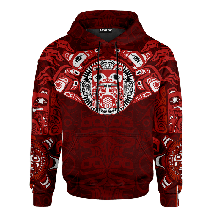 Native American Zodiac Signs Haida Beaver Pacific Northwest Style Customized 3D All Over Printed Shirt - 
