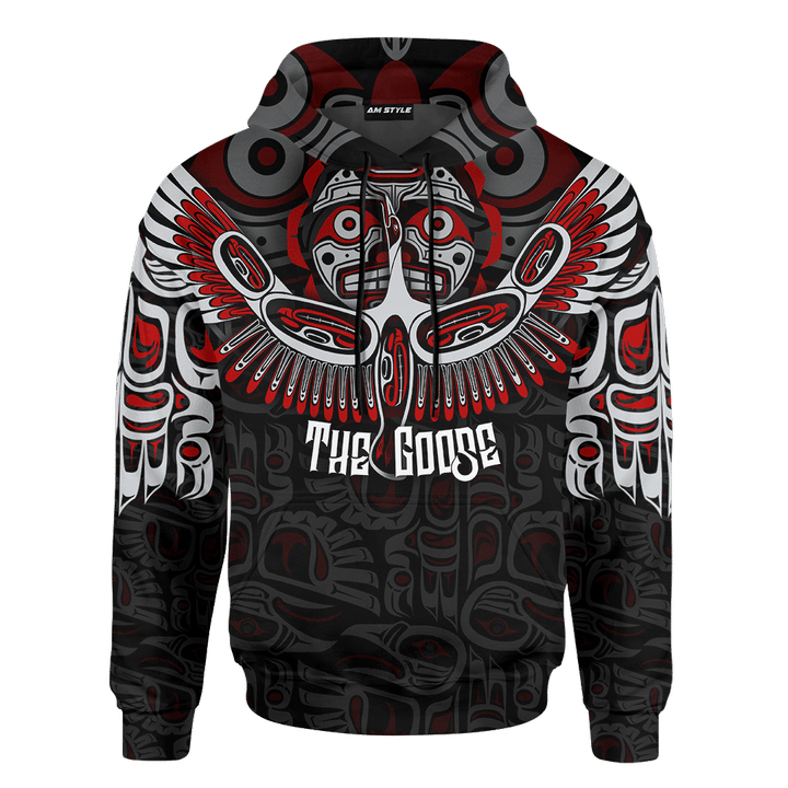 Native American Zodiac Signs Haida Goose Pacific Northwest Art Customized 3D All Over Printed Shirt - 