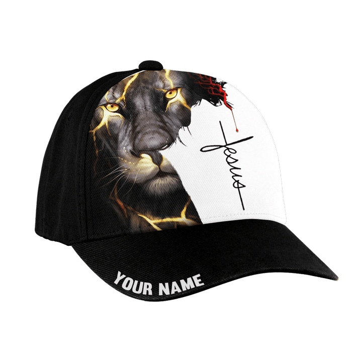 He Has Risen The Lion Love Jesus Customized 3D All Over Printed Polo & Baseball Cap - AM Style Design