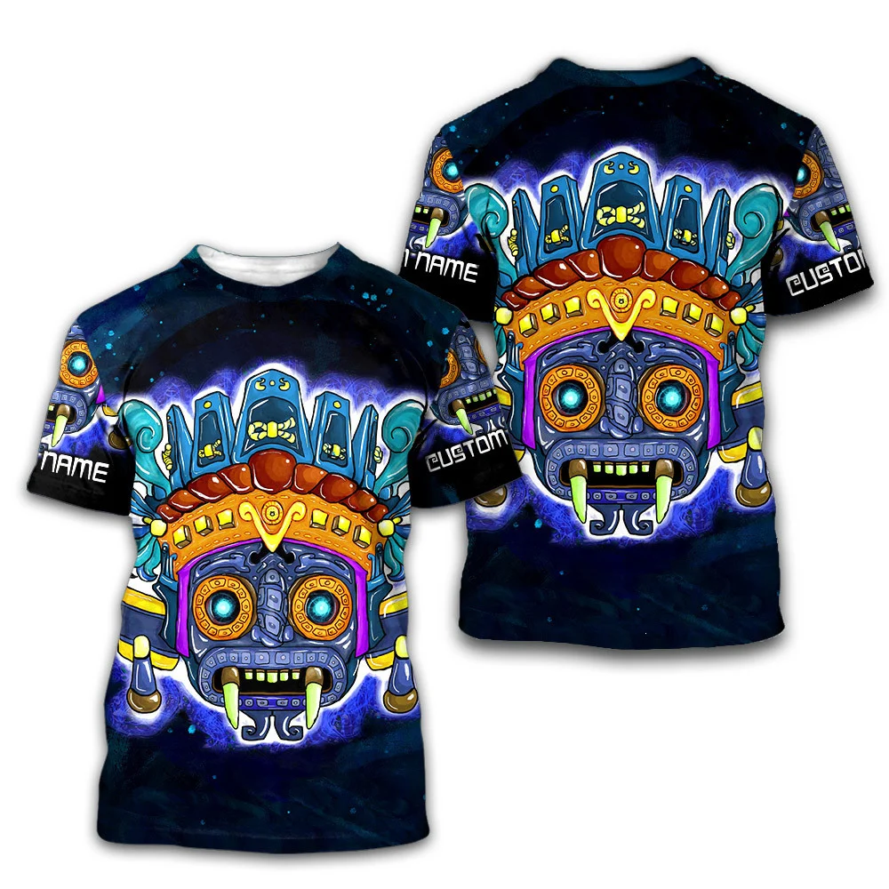 Tlaloc Universe God Aztec Customized 3D All Over Printed Shirts