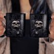 Touch My Coffee Skull Black Mug Full Support 3D All Over Printed | Monlovi