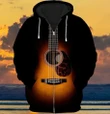 Premium Unique Guitar Lover Zip Hoodie Ultra Soft and Warm-LTADD010204DS