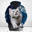 Premium Unique Cat Lover Zip Hoodie Ultra Soft and Warm LTAVT240303DS