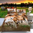 Hot 3D Animal Bedding Set 3 Pcs Horse Duvet Cover Pillow Cases Boys Bedclothes Dhc13121180Dd