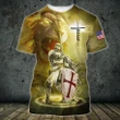 Premium Unique Knight Templar Shirt Ultra Soft and Comfy T-shirt VXK270406MT