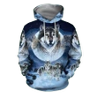 Native Wolf 3D TCCL19114100 Hoodie Ultra Soft and Warm