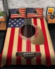 Premium Unique Guitar Patriotic Bedding Set Ultra Soft and Warm LTADD210106HN