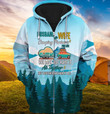 Premium Unique Camping Zip Hoodie Ultra Soft and Warm LTANT270308DS