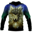 Native Wolf Mandala Pattern All Over Printed TCCL19112593 Hoodie Ultra Soft and Warm