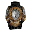 Mandala Dreamcatcher Native Wolf 3D All Over Printed TCCL19113281 Hoodie Ultra Soft and Warm