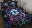 Premium Unique Butterfly Quilt Bedding Set Ultra Soft and Warm LTANT100402DS