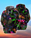 Premium Unique Butterfly Zip Hoodie Ultra Soft and Warm LTANT250318DS