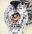 Premium Unique Cat Lover Zip Hoodie Ultra Soft and Warm-LTADD020102DS