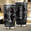 Touch My Coffee Skull Tumbler DNH260603MH