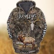 Premium Unique Deer Hunting Zip Hoodie Ultra Soft DDD110507DS