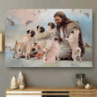God Surrounded By Pug Angels Gift For You Canvas Premium Edition VXK280606DS