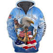 Unique Home Of The Free Because Of The Brave Zip Hoodie PVC221110