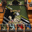 Premium Multiple US Military Services Veteran Bedding Set PVC231102