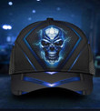 The Best Skull Blue Pattern Classic Cap 3D Printed | Ziror