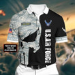 Personalized Premium Veteran U.S Air Force 3D Polo All Over Printed NDT260505MT
