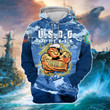 Unique U.S. Coast Guard Veteran Zip Hoodie PVC160202