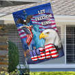 Patriotic Eagle Flag Happy Independence Day 4th of July Let Freedom Ring PVC090610