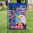 Patriotic Eagle Flag Happy Independence Day 4th of July Let Freedom Ring PVC090610