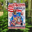 Independence Day God Bless America Flag PVC090612