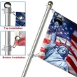 Premium America Patriotic Grommet We The People Flag PVC130717