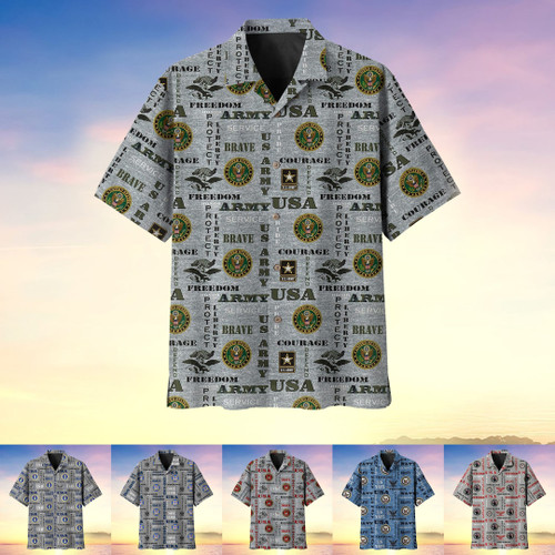 Freedom Honor Protect US Veteran Mutiservice Hawaii Shirt MH150606