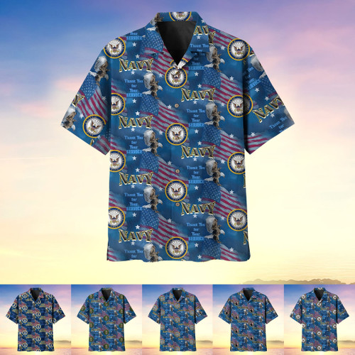Thank You For Your Service Veteran Multiservice Hawaii Shirt MH150605
