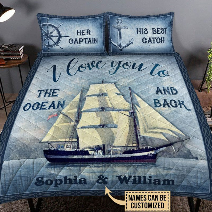 Premium Unique Captain Quilt Bedding Set Ultra Soft and Warm NHT060511DS