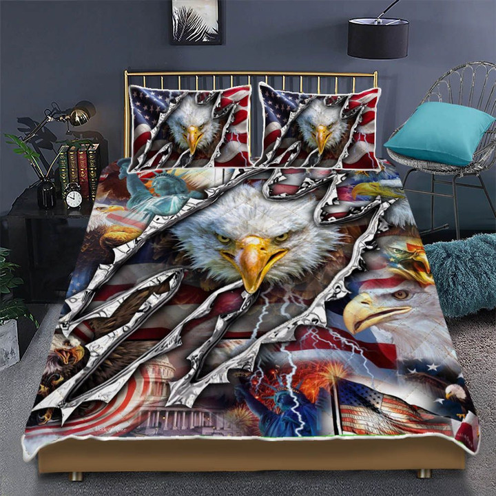 Premium Unique Patriotic Bedding Set Ultra Soft and Warm LTANT040310DS