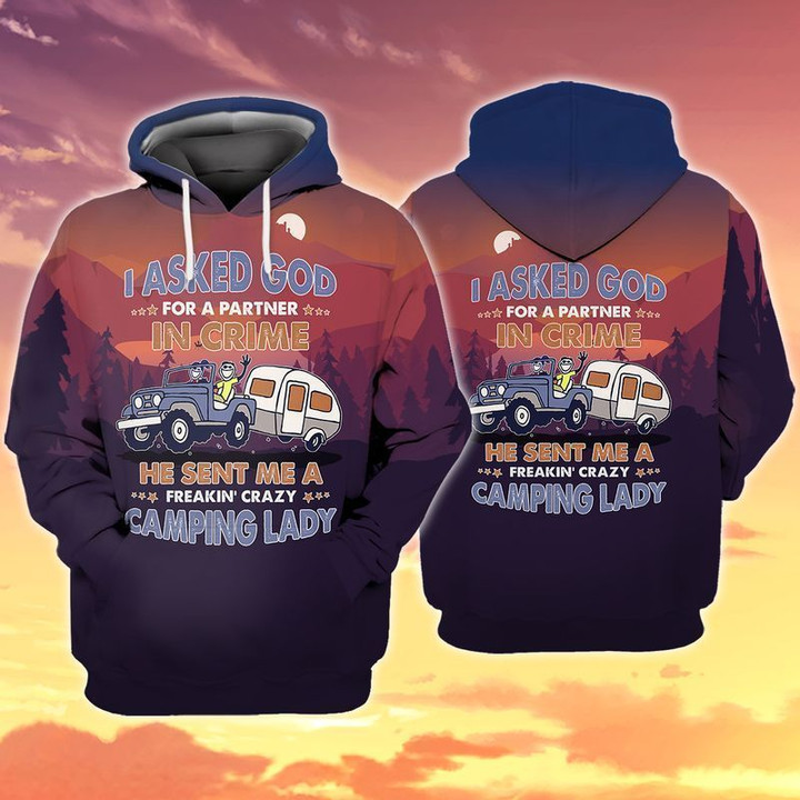 Premium Unique Camping Partners Hoodie Ultra Soft and Warm HT310327DS