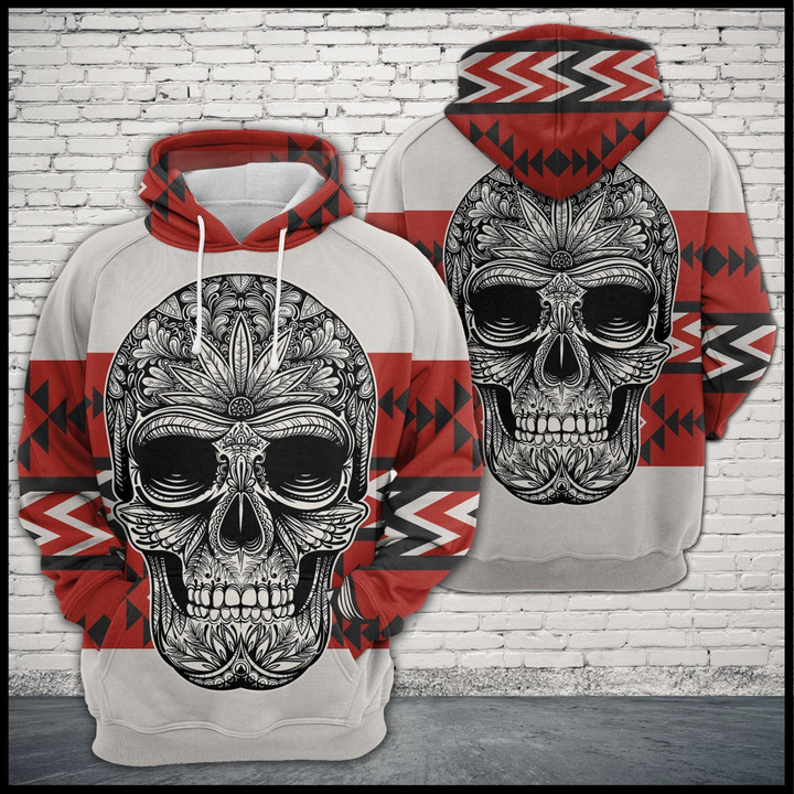 Skull Zentangle Native Pattern TCCL12111429 Hoodie Ultra Soft and Warm