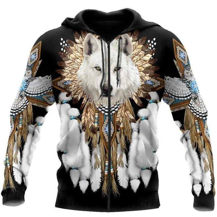 Native Wolf Spirit TCCL20111508 Hoodie Ultra Soft and Warm