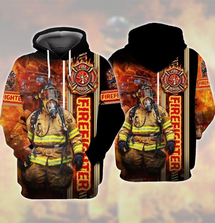 Premium Unique Firefighter Hoodie Ultra Soft and Warm LTANT040348KA