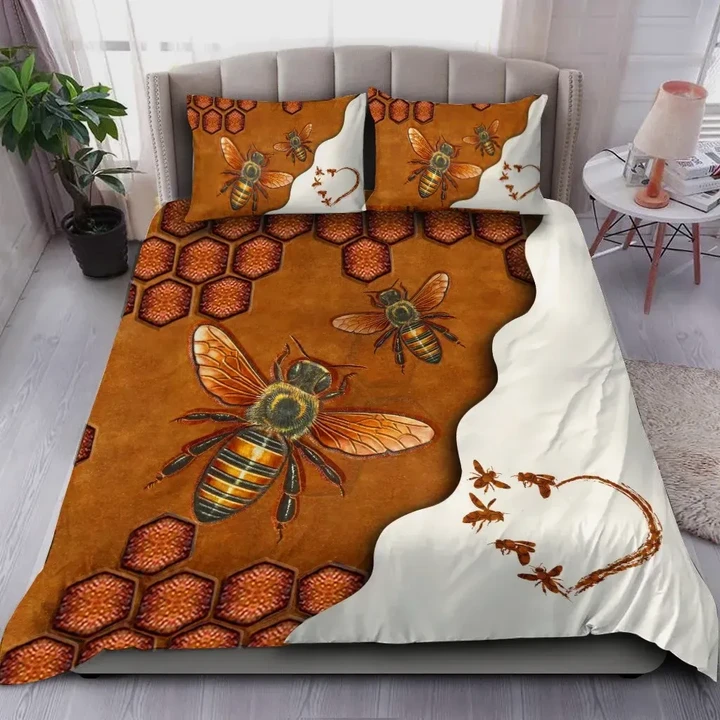Premium Unique Bee Bedding Set Ultra Soft and Warm LTADD260201DP
