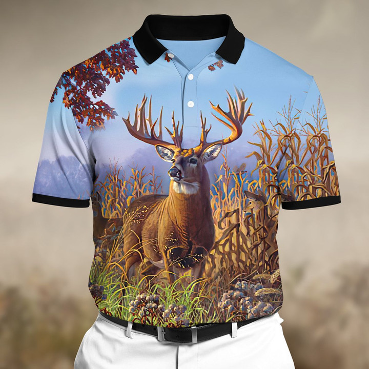 Premium Deer Guard 3D Polo All Over Printed DDD250612XX