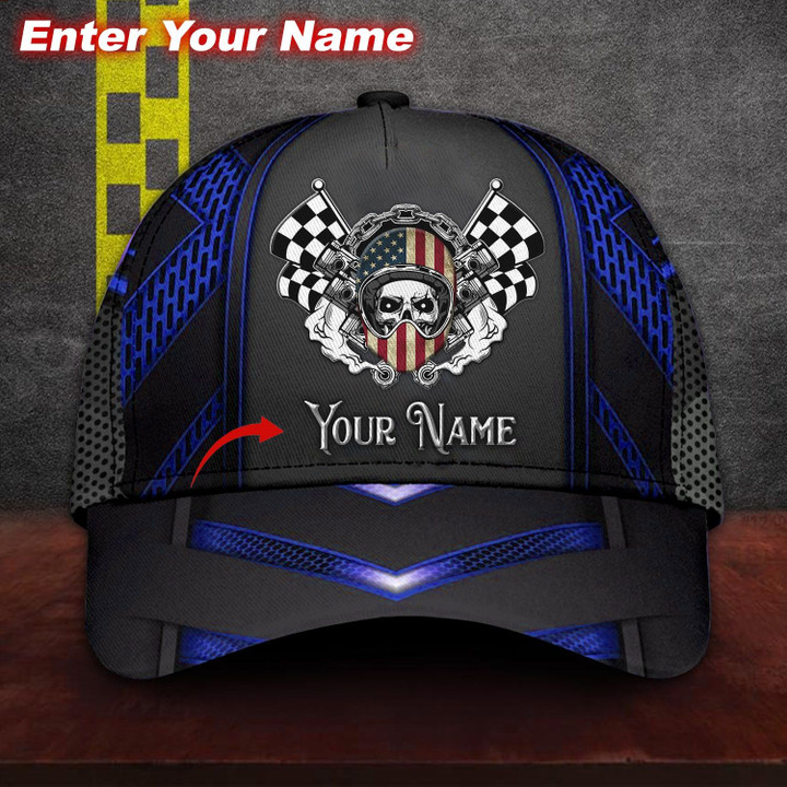 Premium Unique Multicolor Skull Cap Racing PVC090904