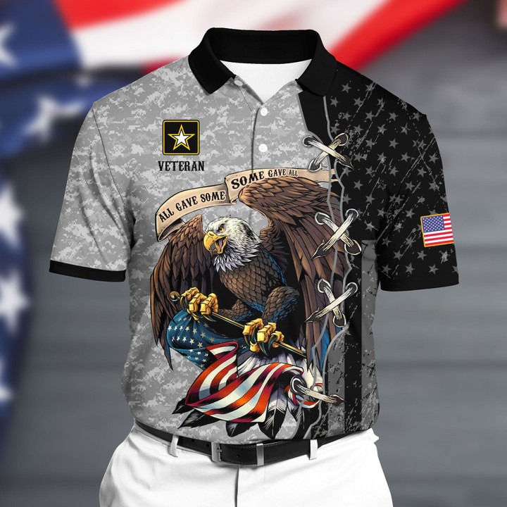 Premium U.S Army 4 Polo All Over Printed NDT070819XX