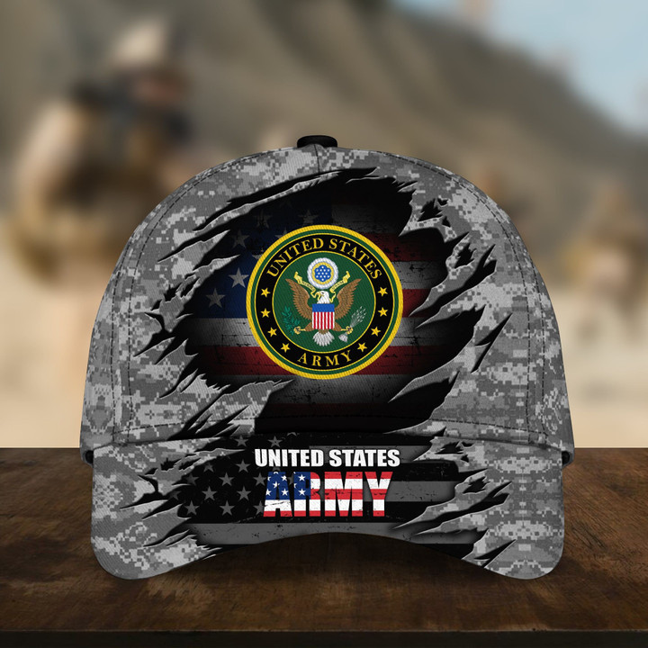 Multiple US Military Service Veteran 3D Cap PVC131001